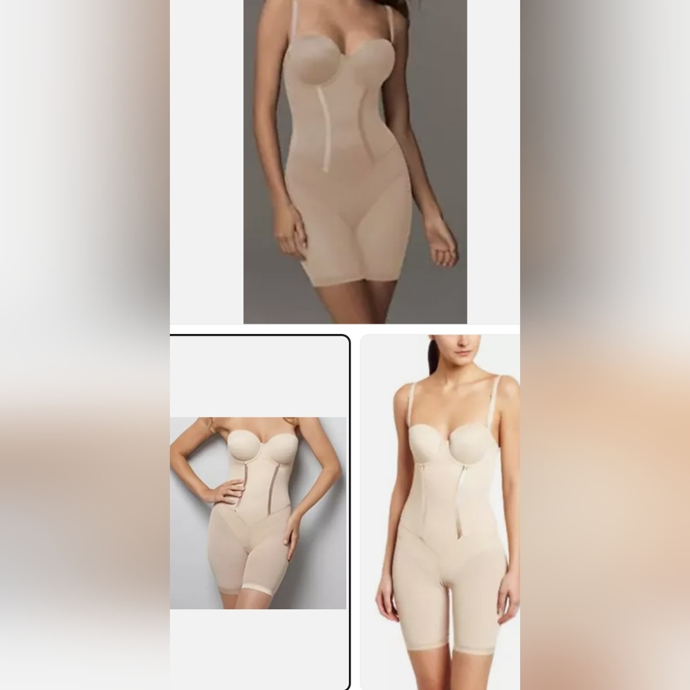 Flexees Easy-Up Strap or Strapless Firm Control Shapewear Like New!